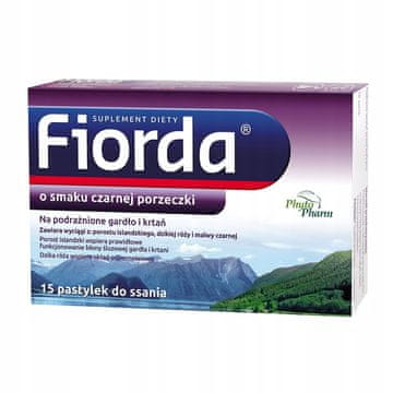 PhytoPharm FIORDA okus crnog ribiza 15 pastila