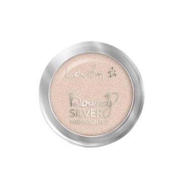 A LITTLE LOVELY CO. Bouncy Silver highlighter za lice, inovativna formula 1 kom.