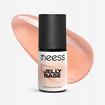 Neess Jelly baza za hibridne lakove za nokte, breskva 4 ml