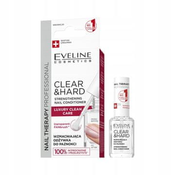 Eveline Cosmetics Clear & Hard regenerator za nokte, jačanje 12 ml