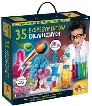 slomart LISCIANI Znanstveni set - Kemijski laboratorij (35 eksperimenata)