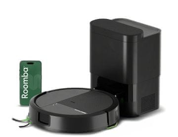 slomart iRobot Roomba 115 Combo AutoEmpty robotski usisavač, crni