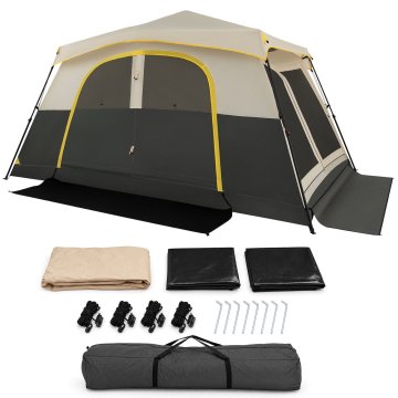 Northix Šator za 10 osoba s Rainflyjem, 3 x 2,9 m, bež