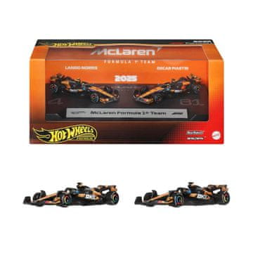 Hot Wheels Hot Wheels Formula 1 lijevani automobili, pakiranje od 2 komada, mjerilo 1:64