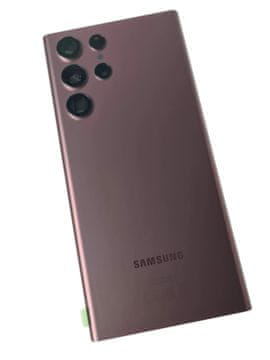 Originalna ORG preklopna maska za Samsung Galaxy S22 Ultra SM-S908 bordo boja