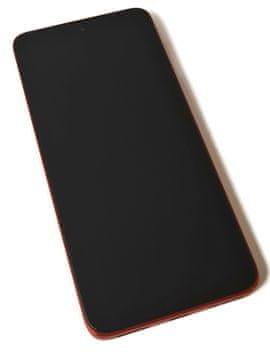 Originalni ORG LCD zaslon s okvirom za Motorola Edge 50 Neo, crveni