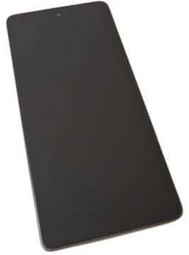 Originalni ORG LCD zaslon s okvirom za Motorola Moto G75 (crni)