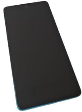 Originalni ORG LCD zaslon s okvirom za Motorola Moto G75 (plavi)