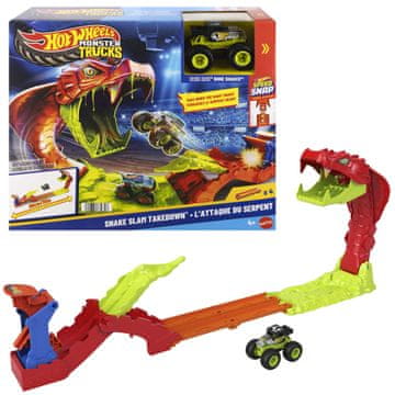 Hot Wheels Komplet staze za Monster Truck s izazovom zmija i automobilom