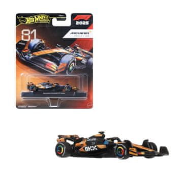 Hot Wheels Lijevani model trkaćeg automobila F1, mjerilo 1:64, kolekcionarski