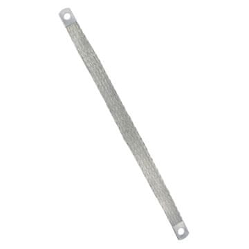 Mo kabel za uzemljenje, promjer mreže 8 mm, duljina 317 mm, pletenica, univerzalna, kositrena CuZn