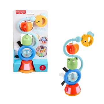 Fisher-Price Igračka za bebe s vakuumskom čašicom i senzornim značajkama, 6 mjeseci+