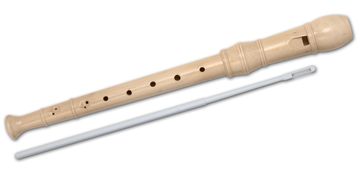 Bontempi Barokna sopranska blokflauta, drvena, raspon 28 nota, 32 cm