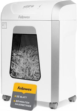 Fellowes Fellowes uništavač, 12 listova, P4, sjeckanje, za ured i dom