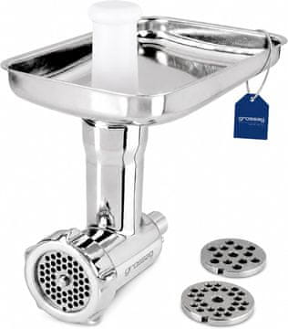 slomart grossag nastavak za mljevenje mesa za KitchenAid sa 3 ploče