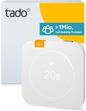 TADO tado Funk-Temperatursensor X (2. Gen) - Bijeli, Matter & Thread, precizno mjerenje temperature za tado X