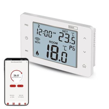 EMOS EMOS GoSmart Pametni sobni termostat - WiFi, upravljanje putem aplikacije za grijanje i hlađenje