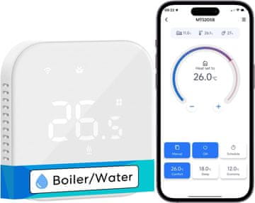 Meross Meross Smart termostat za vodeno podno grijanje - Bijeli