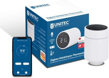 Unitec Unitec Pametni termostat za radijator s LCD - Alexa & Google Assistant