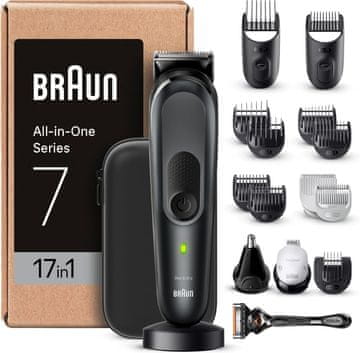 BRAUN Braun Trimmer Set 7, 17-u-1 multigroomer za bradu, kosu i tijelo