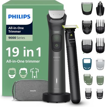 Philips PHILIPS Multigroom Series 9000, 19-dijelni set za potpunu njegu + OneBlade