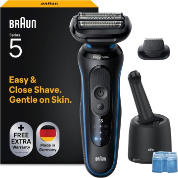 BRAUN Braun Series 5 električni brijač za muškarce, 52-B7200cc, plavi