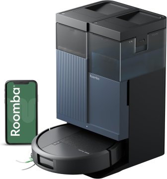 iRobot iRobot Roomba Plus 415 robot za usisavanje/brisanje, AutoWash stanica, crni