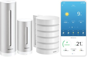 Netatmo Netatmo Vremenska stanica s nosačem + zaštitno kućište - WLAN