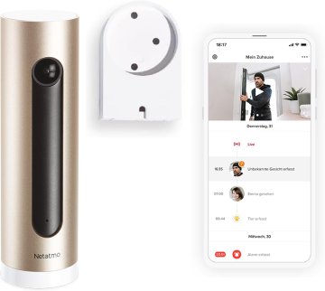 Netatmo Netatmo Pametna unutarnja nadzorna kamera s nosačem - WLAN, Full HD