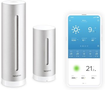 Netatmo Netatmo Pametna vremenska postaja - WLAN, unutarnji/vanjski senzor, prognoza