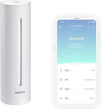 Netatmo Netatmo Pametni senzor zraka - CO2, temp., vlaga, zvuk (ponavljanje)