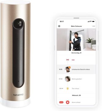 Netatmo Netatmo Pametna unutarnja nadzorna kamera (obnovljena, A klasa) - WLAN