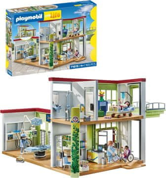 Playmobil PLAYMOBIL My Life Moderno bolnica 70191 - S opremom i figurama