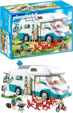 Playmobil PLAYMOBIL Family Fun obiteljski kamper 70088