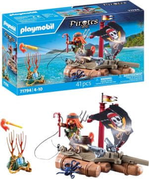 Playmobil PLAYMOBIL Pirates 71474 Spašavanje blaga s gusarskim splavom