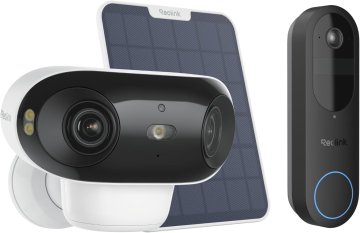 Reolink Reolink komplet: 2x Argus 4 Pro 4K solarne kamere + zvono