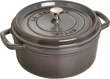 Staub STAUB Cocotte Gusseisen Bräter, okrugli, 18 cm, 1,7 L, grafitno sivi