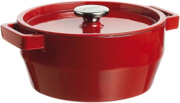 Pyrex PYREX Bratentopf Gusseisen, crveni