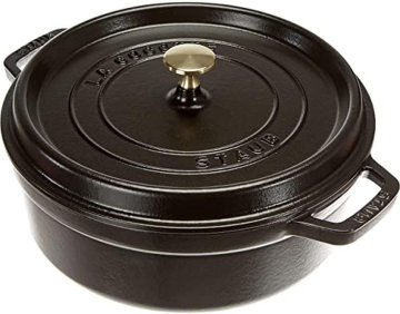 Staub STAUB Cocotte posuda od lijevanog željeza, 26 cm, okrugla, crna