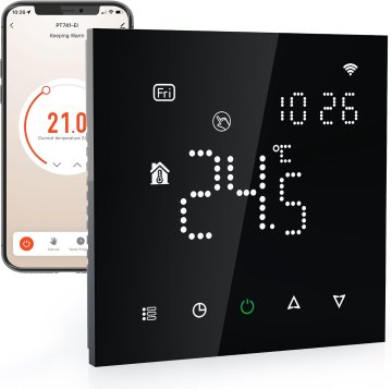 Elektrobock Elektrobock PT741B-EI sobni termostat s WiFi, za podno/električno grijanje