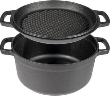 Browin Browin Gusseisen Topf 3,5L lonac za kruh/posuda za pečenje, 2u1