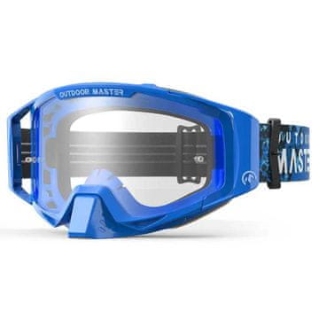 Outdoor master Mustang MTB i motocross zaštitne naočale, Blue okvir – Clear leće