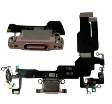 ORG originalni USB priključak za punjenje za iPhone 15 (ružičasti)