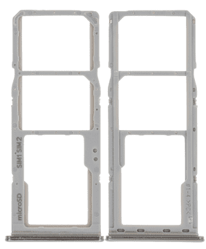 Szufladka tacka uchwyt karty SIM do Samsung Galaxy A70, Srebrna/Biała