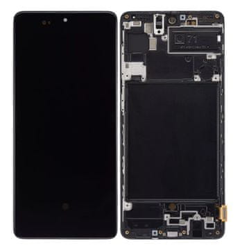 Visokokvalitetni mekani OLED LCD zaslon 6,67" s okvirom za Samsung Galaxy A71 4G (SM-A715)