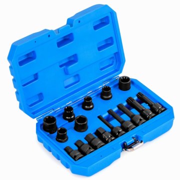 Northix 16-dijelni set čeličnih nasadnih ključeva s pogonom od 1/2" i kutijom