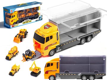 Northix Transporter kamion TIR bacač + metalni automobili građevinski strojevi
