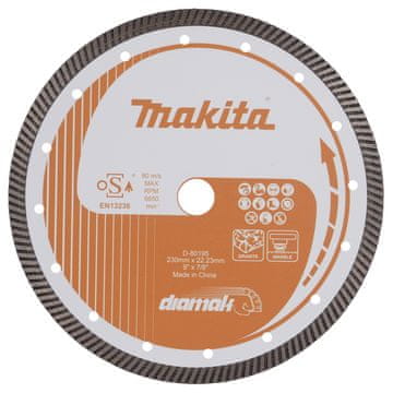 Makita segmentirana dijamantna oštrica 230 x 22,23 mm za suho i mokro rezanje betona i kamena