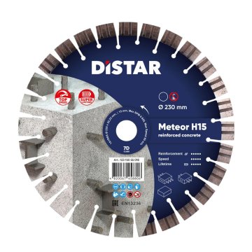 DISTAR Dijamantni disk Meteor H15 230 x 2,6/1,6 x 22,23 mm