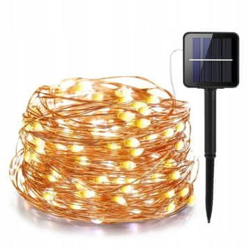 Volteno Solarna žičana girlanda 100 LED